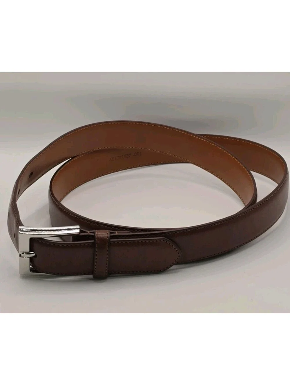 Chaps Ralph Lauren Men's Brown Leather Dress Belt Size 42 / 105 Style 4700169836